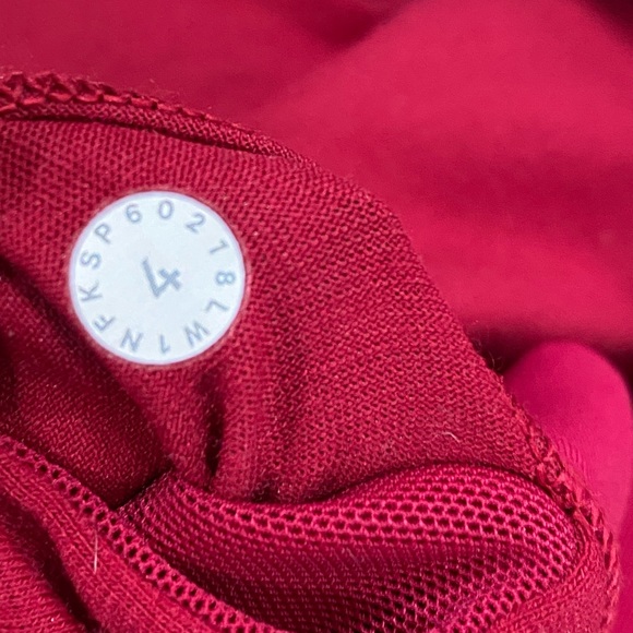 Lululemon Heathered Ruby Red Twist & Toil Tank - Picture 6 of 6